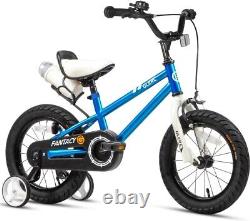 Glerc Kids Bike 12 Inch Bicycle for Boys Girls Ages 3-12 Years with Stabilisers