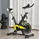 Homcom Exercise Bike Indoor Cycling With Adjustable Resistance Lcd Display