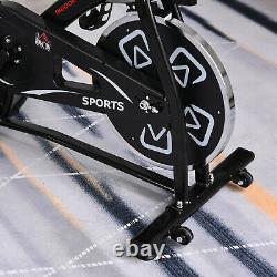 HOMCOM Exercise Training Bike Indoor Cycling Bicycle Trainer LCD Monitor