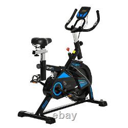 HOMCOM Stationary Exercise Bike Indoor Cycling Bicycle Cardio Workout, Black
