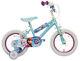 Halfords Disney Frozen Kids Girls Bike Bicycle 14 Inch Wheels With Stabilisers