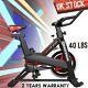 Heavy Duty Exercise Bike Indoor Cycling Bicycle Home Gym Cardio Fitness Workout