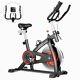 Heavy Duty Exercise Bike Withlcd Monitor Indoor Home Gym Bicycle Cycling Fitness