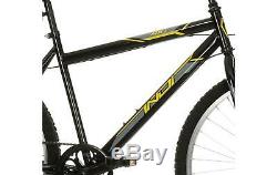 Indi ATB 1 Mens Mountain Bike V Brake 6 Gear 26 Wheel Steel Frame MTB Bicycle
