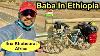 Indian Bicycle Traveller Riding In Ethiopia Babainafrica