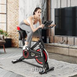 Indoor Cycling Exercise Bike Adjustable Stationary Bike Fitness Spinning Bicycle