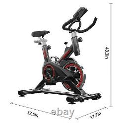 Indoor LCD Exercise Bike Cycling Bicycle Gym Home Fitness Workout Cardio Machine