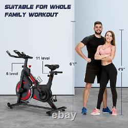 Indoor Pro Exercise Bike Stationary Bike Bicycle Cycling Home Cardio Gym Workout
