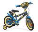 Kids Batman Bike Black Blue 14 Childrens Boys Bicycle With Removable Stabiliser