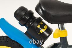 Kids Batman Bike Black Blue 14 Childrens Boys Bicycle with Removable Stabiliser