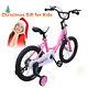 Kids Bike 16 Inch Wheels Children Girls Bicycle Cycling With Stabilisers 5-8 Years