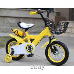 Kids Bike Boys Girls Bicycle Outdoor Ride On Children 12 Inch with Auxiliary Wheel