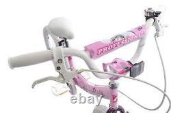 Kids Girls Bike Izzie 18 Wheel BMX Bicycle Single Speed Barbie Pink Age 6+