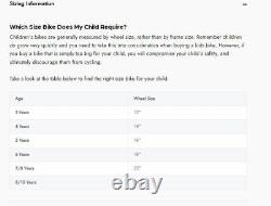 Kids Girls Bike Misty 18 Wheel BMX Bicycle Childs Bike Purple White Age 6+