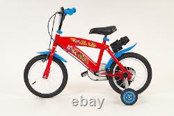 Kids Paw Patrol Bike Red 14 Chase Childrens Boys Bicycle Removable Stabiliser