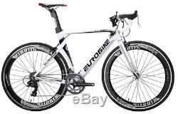 Lightweight Aluminium Road Bike 700C Commuter Cycling Bicycle 14 Speed 54cm Mens