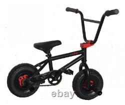 Limited Edition 1080 Kids Freestyle Stunt Mini BMX Bike Chrome Black White