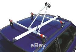 Maypole Car Roof Bar Mounted Upright Stand Cycle Bike Travel Rack Carrier 15kg