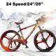 Men/women 24speed 24/26 Wheel Mtb Frames Full Suspension Mountain Bike/bicycle