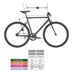 Mens City Bike Bicycle Elops Lightweight Single Speed Calliper Brake Cycling