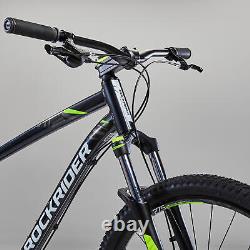 Mens Mountain Bike Bicycle Rockrider ST 530 9 Speed Front Suspension Cycling