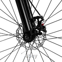 Mens Mountain Bike Mountaineer 26 Wheel 19 Frame Suspension 21-Speed Black