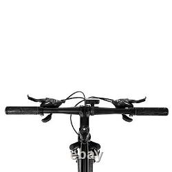 Mens Mountain Bike Mountaineer 26 Wheel 19 Frame Suspension 21-Speed Black