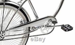 Micargi Cougar GTS, Chrome Men's 26 Beach Cruiser Bike Limited Edition NEW