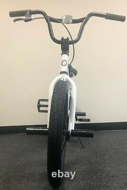 Modern Trendy 20 BMX Bicycle Freestyle Bike 1 Piece Crank White NEW 2020