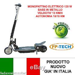 Monopattino Elettrico 24 V 120w Base Metallica E-scooter Bicicletta Elettrica