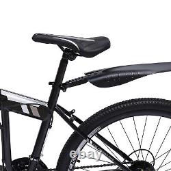 Mountain Bike 26 Wheel Adult Bicycle MTB 21 Speed Folding Bike Black& White