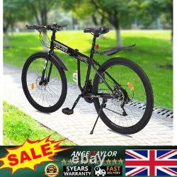 Mountain Bike 26'' Wheel MTB 21 Speed Adult Bicycle Foldable Mountain Bicycle UK