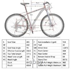 Mountain Bike Lightweight Aluminum Shimano 21 Speed Mens Bicycle 29 wheels Men