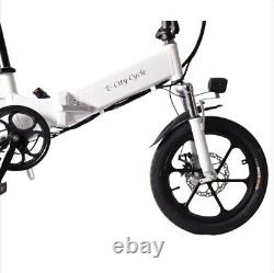 NEW 2021 E City Cycle EBike Electric Folding Bicycle Bike 250W Commuter