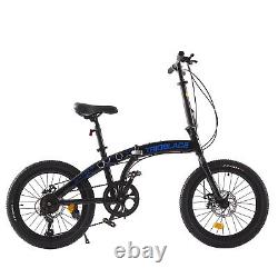 NEW Folding Bicycle 20 Inch Bikes Adults 7-Speed Variable Folding City Bicycle