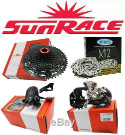 NEW Sunrace MZ80 1X 12 Speed Kit withKMC Chain 11-50t MT Bike Groupset fit SRAM