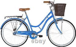 New Blue Dutch Womens City Shopping Bike 19 Wheel 19 Frame Bicycle No Basket