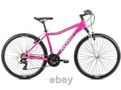 New Romet Jolene Womens Rambler Trail Mountain Bike Pink 26 Inch Wheels 21 Gears
