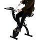 Outsunny Folding Exercise Bike Upright Cycling Magnetic Withresistance Band