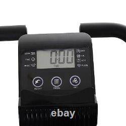 Outsunny Folding Exercise Bike Upright Cycling Magnetic withResistance Band