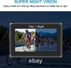 PARKVISION Bike Mirror, 1080P Bicycle Rear View Camera with 4.3 AHD Monitor
