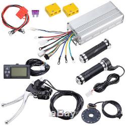 PAS LCD Meter Electric Bicycle E Bike Hub Motor Conversion Kit 750With1000W 36/48V