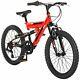 Piranha Atom 20 Inch Wheel Size Kids Mountain Bike Red