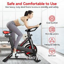 Pro Exercise Bike Indoor Training Cycling Bicycle Home Workout Fitness Cardio UK