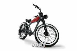 Retro Beach Cruiser, E bike, electric bicycle. High spec. High torque. Big wheel