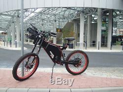 Ride FASTERBIKE up to 60mph! Nominal power 3000W! Range 120miles! E bike