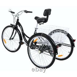 Ridgeyard 26 Inch Aluminium Trike Adult Tricycle 26? SHIMANO 7Speed Bicycle Bike