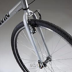 Riverside 700 Wheel Lightweight 8 Speed Hybrid Bike Bicycle V-Brakes Grey 2021