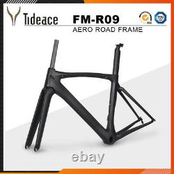 Road Racing Carbon Fiber 700C Bicycle Frames Aero 49/52/54/56/58cm Bike Frameset