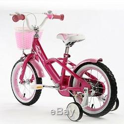 Royal Baby Mermaid Style Princess Pink Kids Bike Girls Bikes 12 14 16 & 18